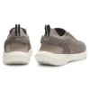BOSS-MOTION Sneakers mit gestricktem Obermaterial und Lederbesatz