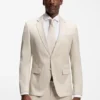 BOSS ONE – Slim-Fit-Anzugjacke aus Schurwoll-Serge