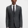 BOSS ONE – Slim-Fit-Anzugjacke aus Schurwoll-Serge