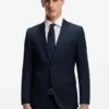 BOSS ONE – Slim-Fit-Anzugjacke aus Schurwoll-Serge