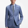 BOSS ONE – Slim-Fit-Anzugjacke aus Schurwoll-Serge