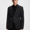 BOSS ONE – Slim-Fit-Anzugjacke aus Schurwoll-Serge BOSS ONE – Slim-Fit-Anzugjacke aus Schurwoll-Serge