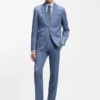 BOSS ONE – Slim-Fit-Anzugjacke aus Schurwoll-Serge
