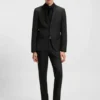 BOSS ONE – Slim-Fit-Anzugjacke aus Schurwoll-Serge BOSS ONE – Slim-Fit-Anzugjacke aus Schurwoll-Serge