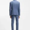 BOSS ONE – Slim-Fit-Anzugjacke aus Schurwoll-Serge