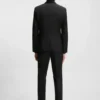 BOSS ONE – Slim-Fit-Anzugjacke aus Schurwoll-Serge BOSS ONE – Slim-Fit-Anzugjacke aus Schurwoll-Serge