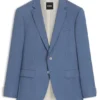 BOSS ONE – Slim-Fit-Anzugjacke aus Schurwoll-Serge