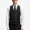 BOSS ONE – Slim-Fit-Weste aus Schurwoll-Serge