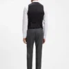 BOSS ONE – Slim-Fit-Weste aus Schurwoll-Serge