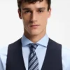 BOSS ONE – Slim-Fit-Weste aus Schurwoll-Serge