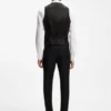 BOSS ONE – Slim-Fit-Weste aus Schurwoll-Serge
