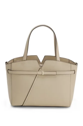 BOSS Revers kleine Ledertasche mit Gürteldetail