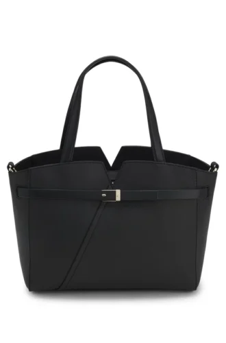 BOSS Revers kleine Ledertasche mit Gürteldetail