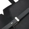 BOSS Revers kleine Ledertasche mit Gürteldetail