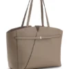 BOSS REVERS Tote-Tasche aus Leder mit Gürteldetail
