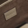 BOSS REVERS Tote-Tasche aus Leder mit Gürteldetail