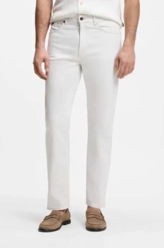 BOSS Selection by Shohei Ohtani Jeans aus weißem Denim