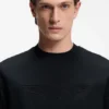 BOSS x ASTON MARTIN merzerisiertes Baumwoll-T-Shirt mit Flügel-Detail