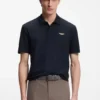 BOSS x ASTON MARTIN Poloshirt aus Baumwolljacquard