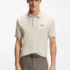BOSS x ASTON MARTIN Poloshirt aus Woll-Baumwoll-Piqué