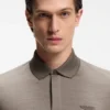 BOSS x ASTON MARTIN Poloshirt aus Woll-Baumwoll-Piqué