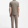 BOSS x ASTON MARTIN Poloshirt aus Woll-Baumwoll-Piqué