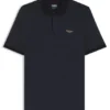 BOSS x ASTON MARTIN Poloshirt aus Woll-Baumwoll-Piqué