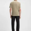 BOSS x ASTON MARTIN Poloshirt mit Nubuk-Logo