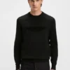 BOSS x ASTON MARTIN Pullover mit gesticktem Logo