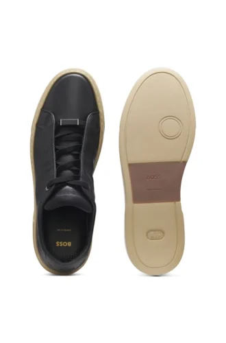 BOSS x ASTON MARTIN Sneaker aus Leder