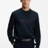 BOSS x ASTON MARTIN Sweatshirt mit Flügel-Detail