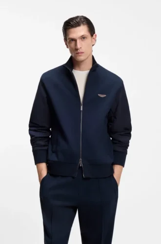 BOSS x ASTON MARTIN Sweatshirt mit Flügel-Detail
