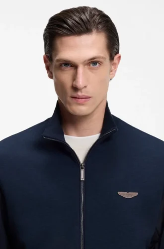 BOSS x ASTON MARTIN Sweatshirt mit Flügel-Detail