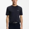 BOSS x ASTON MARTIN T-Shirt aus Woll-Baumwoll-Jacquard