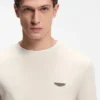 BOSS x ASTON MARTIN T-Shirt aus Woll-Baumwoll-Jacquard