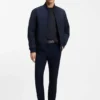 BOSS x ASTON MARTIN T-Shirt aus Woll-Baumwoll-Jacquard