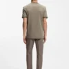 BOSS x ASTON MARTIN T-Shirt aus Woll-Baumwoll-Jacquard
