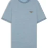 BOSS x ASTON MARTIN T-Shirt aus Woll-Baumwoll-Jacquard