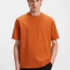 BOSS x ASTON MARTIN T-Shirt mit geprägtem Logo
