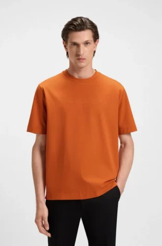 BOSS x ASTON MARTIN T-Shirt mit geprägtem Logo