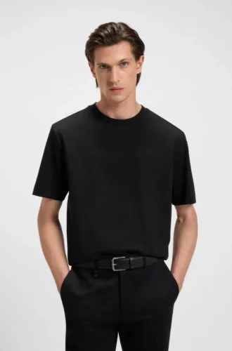 BOSS x ASTON MARTIN T-Shirt mit geprägtem Logo