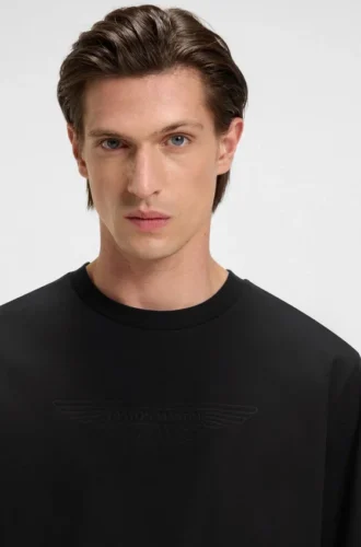 BOSS x ASTON MARTIN T-Shirt mit geprägtem Logo