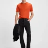 BOSS x ASTON MARTIN T-Shirt mit Nubuk-Logo BOSS x ASTON MARTIN T-Shirt mit Nubuk-Logo
