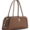 Bowlingtasche aus Leder mit Double-B-Monogramm