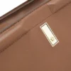 Bowlingtasche aus Leder mit Double-B-Monogramm