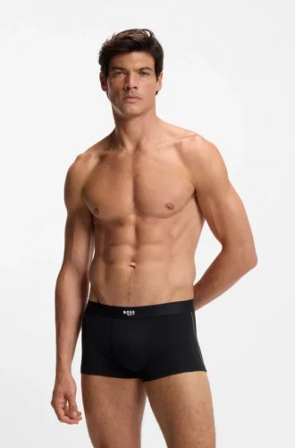Boxershorts mit Ziernähten aus Stretch-Baumwolle