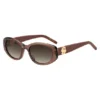 Braune Acetat-Sonnenbrille mit Double-B-Monogramm