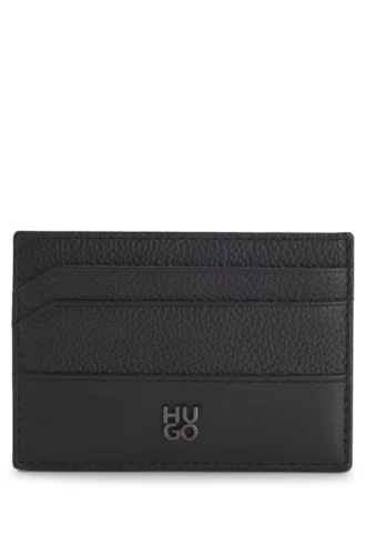 Brieftasche aus Leder mit übereinanderliegendem Logo