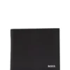 Brieftasche aus Leder mit Logo-Print