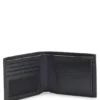Brieftasche aus Leder mit Logo-Schriftzug